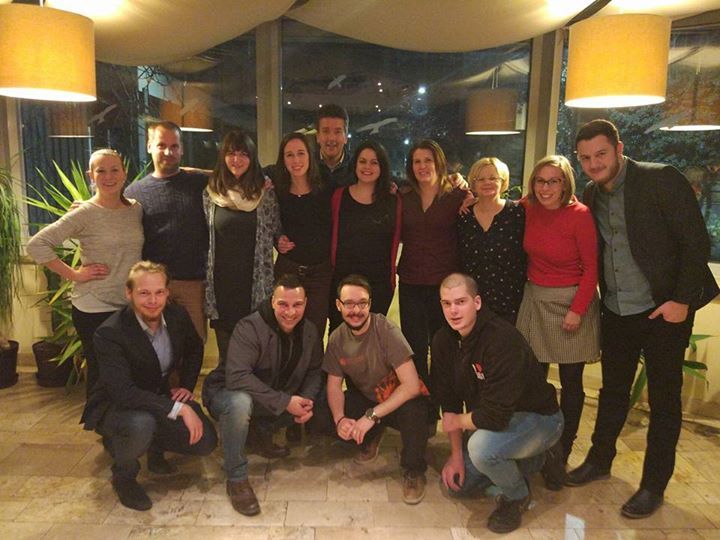 Early Christmas reunion with the best TEAM ever - we are still hung(a)ry for each other! ift.tt/1IbOvrZ