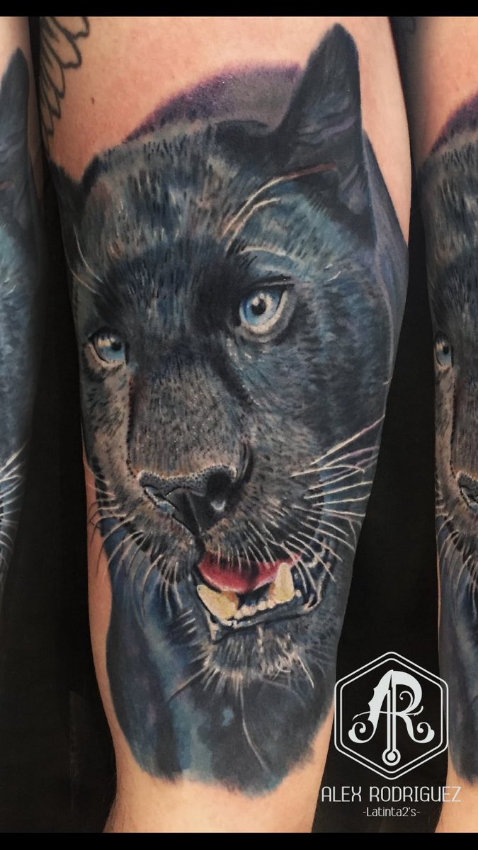CT Bamboo Tattoo Khao Lak  Realistic black panther for Markus done by CT  Thank you for trusting us again ctbambootattoo khaolak thailand  bambootattoo art ink blackpanther jungle realistic cttattoo  handmade nomachine 