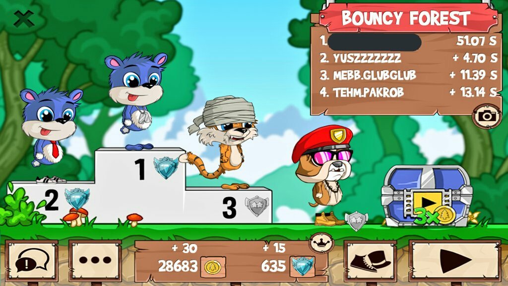 Hanahunny_FR2's tweet photo. Both diamonds are using blue bear and clanless #funrun2 #YusZzzzzzz #glubglub #pakrob https://t.co/4CobbTP4ij