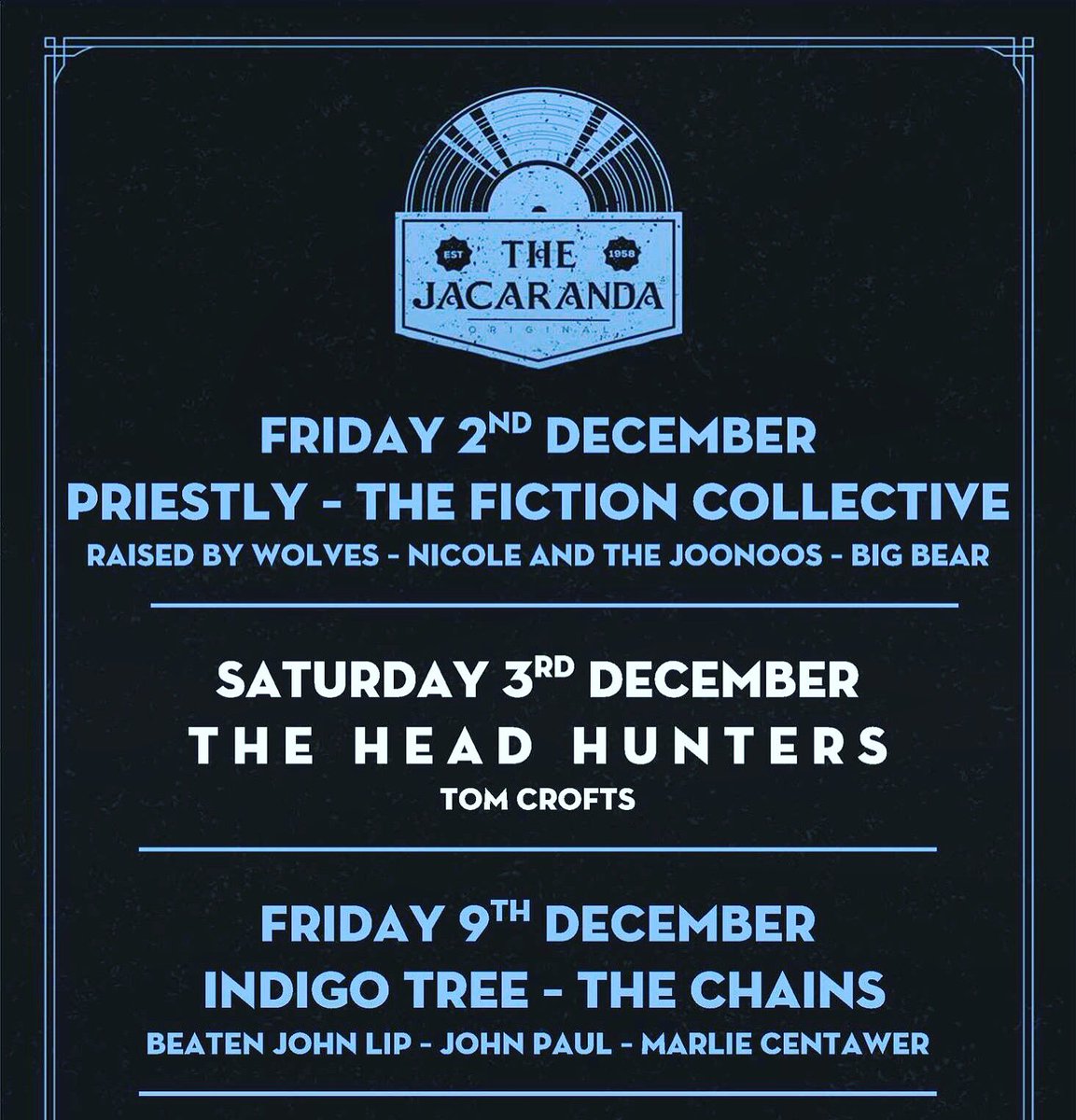 Tonight's the night. Would love to see you all there! #xmas <a href="/bbcmerseyside/">BBC Merseyside</a> <a href="/LPOOLMUSIC/">Liverpool Music</a> <a href="/SoundCity/">Liverpool Sound City</a> <a href="/Wtonfestival/">Warrington Festival</a> @jacarandalpool <a href="/Dave_Monks/">Dave Monks</a>