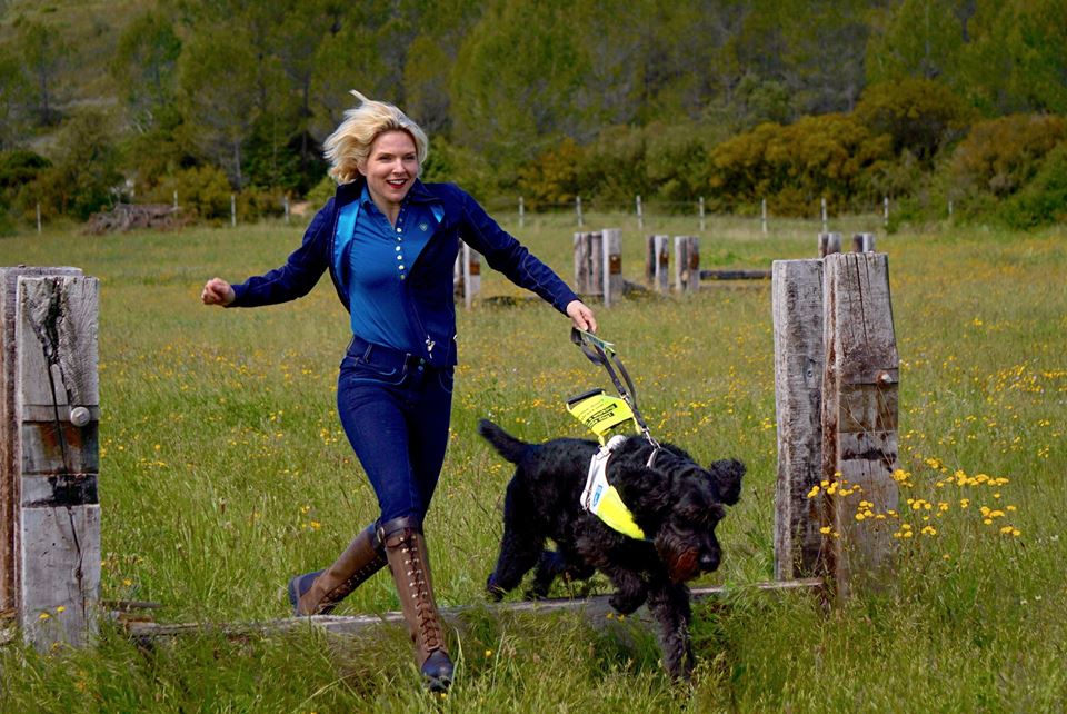 VSmithDressage's tweet photo. Jumping for joy, The blindfold has been lifted. Thank you everyone for your massive support for the #BeatTheBlindfold campaign. @GuideDogs https://t.co/cr7haP9mJD