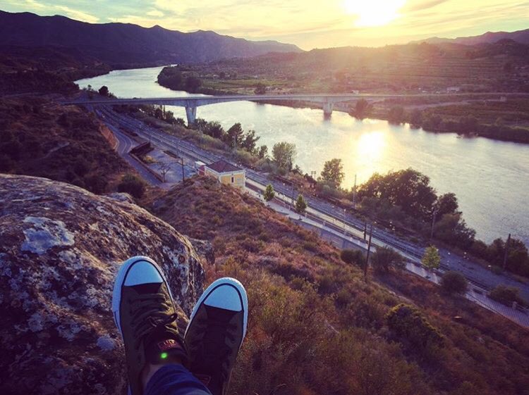 💧El nostre carrer major, l'#Ebre, al seu pas per #RibarojadEbre. ©bekiayala a #Instagram goo.gl/i79gGk #Tarragona #Catalunya