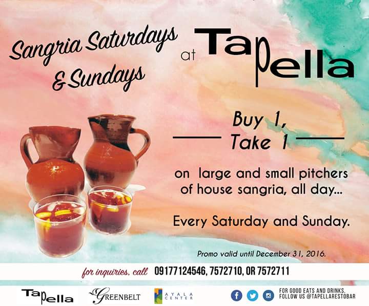 tapellarestobar's tweet photo. Available all day this december every saturday &amp; sunday https://t.co/eFFkVPFxQq