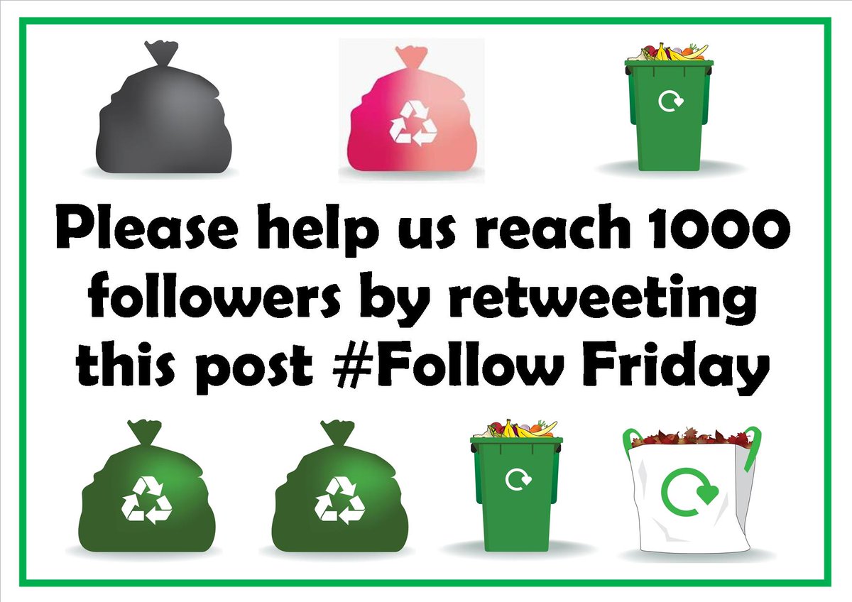 Recycle4Swansea's tweet photo. Can you help us reach 1000 followers??? Please RT #FollowFriday https://t.co/M63ra2JwZS