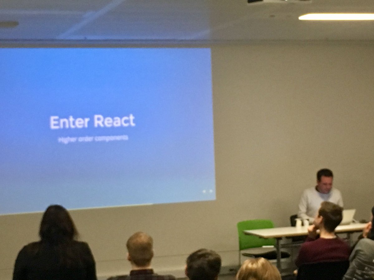 skillsmatter's tweet photo. SKILLSCAST New talk by @danieljohngrant at the @funjsldn #meetup on #React and #Recompose! https://t.co/fDZIDgTyR9 #JavaScript #Frontend https://t.co/vilD6jBTDH