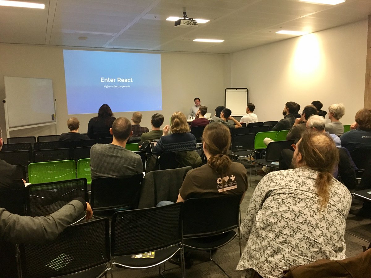 skillsmatter's tweet photo. SKILLSCAST New talk by @danieljohngrant at the @funjsldn #meetup on #React and #Recompose! https://t.co/fDZIDgTyR9 #JavaScript #Frontend https://t.co/vilD6jBTDH