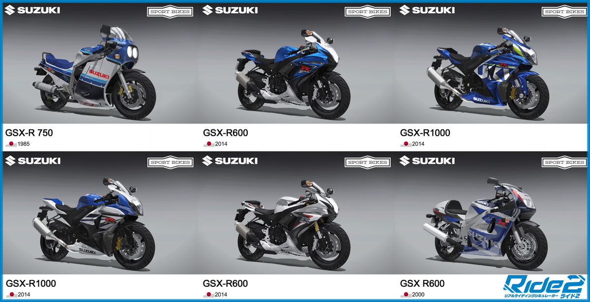 Amuzio Twitter પર 突然始まるgsx祭り Ride 人気 成功などに 乗る 200車種を超えるバイク収録 新作バイクゲーム Ps4 Ride2 ライド２ は 2017 02 23 発売 Gsxで ニュル北やマカオgpを走っちゃう 詳細 Https T Co 8p920wmbfr Https T Co