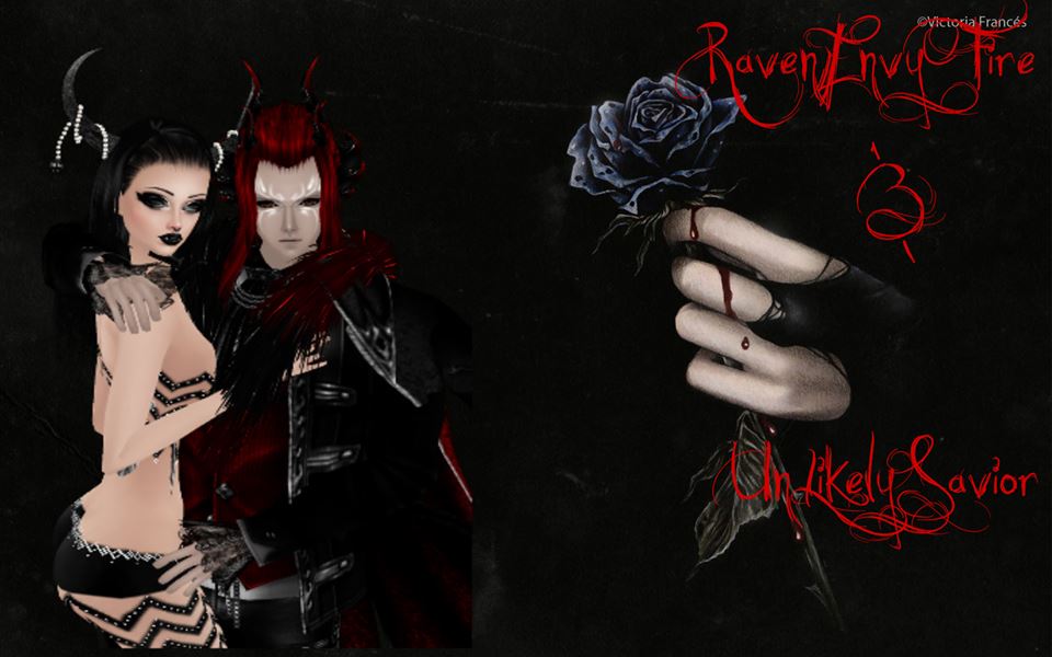 VampireQueenKit's tweet image. RavenEnvyFire &amp;amp; UnLikelySavior.
