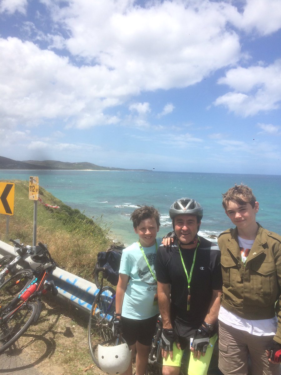 waynegrogan65's tweet photo. Best day ever on the Great Victorian Bike Ride, thanks to the RACV. #GreatVic @theracv https://t.co/F4ZGGdi6sY