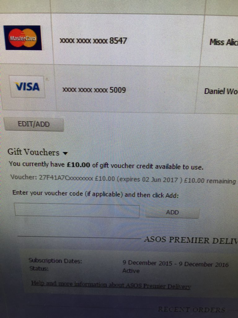 Here voucher on \