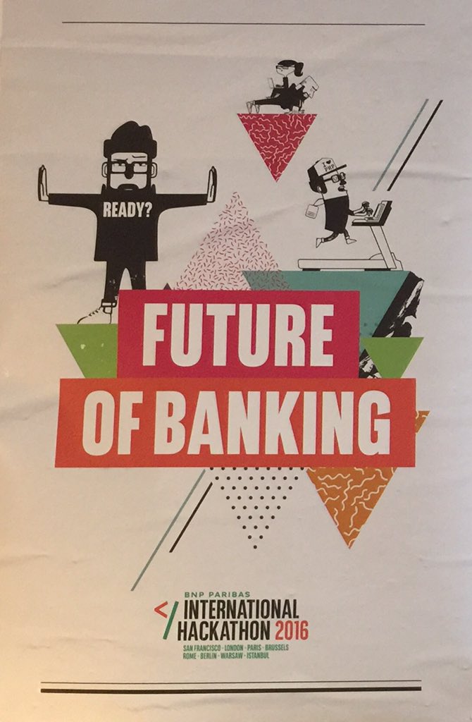 At #internationalhackathon <a href="/wwwojcik/">Grzegorz Wójcik</a> <a href="/lrzepecki/">Łukasz Rzepecki</a> <a href="/tomekplata/">Tomasz Plata</a> <a href="/AutentiPL/">Autenti</a> &amp; @BNPParibasGroup #fintech disucssion on the future of banking :-)
