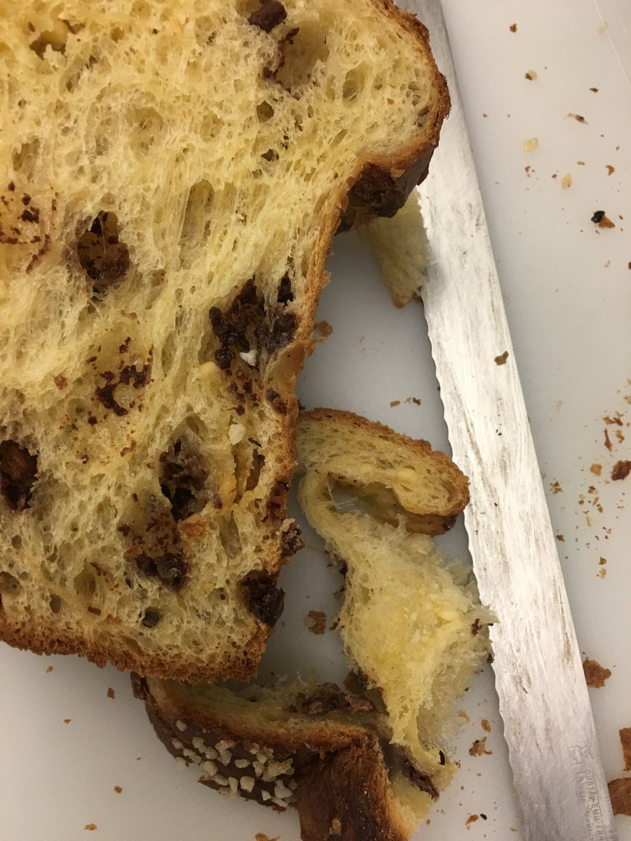 First traditional naturally leavened panettone just out. There’s free samples on the counter if you’re quick!