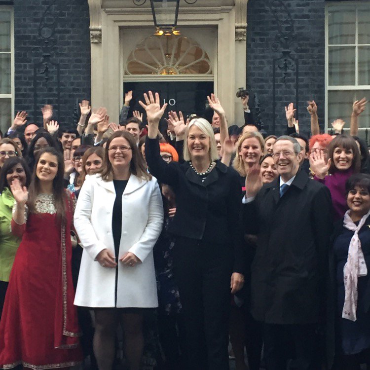 margot_james_'s tweet photo. With 50 brilliant small businesses to launch #SmallBizSatUK yesterday at Number 10 with @MichOvens @MikeCherryFSB https://t.co/uWq81O6EDa