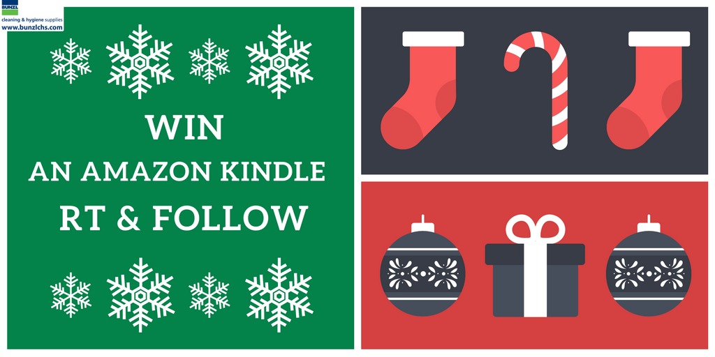 BunzlCleaning's tweet photo. Want to #win an Amazon Kindle? Simply RT and Follow to enter. Ends 14.12.16 #competition #comp #giveaway #FreebieFriday #giveawaytime https://t.co/ZCNDYlpEN1