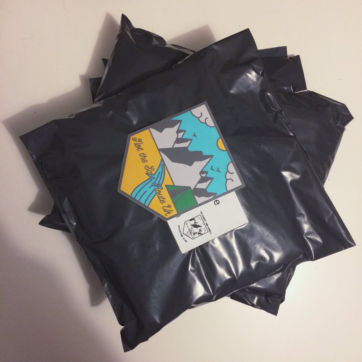 notthesaferoute's tweet photo. Sending out a batch of future Christmas presents 🎁🎉🍂🍁 https://t.co/4Srnb1hlvC #adventure #clothing #smallbusiness https://t.co/6Q2BSTrh0k
