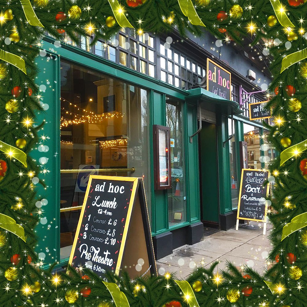 Not only is it Friday, but it's also December!  🎉🎄
Make sure you get into the festive spirit at Ad Hoc this weekend! See you all soon!