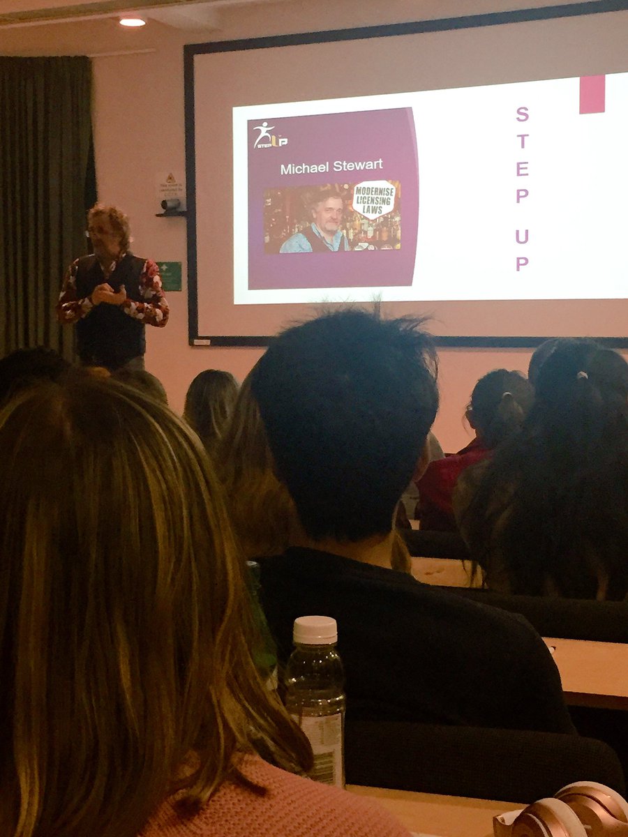 DrLauraWells's tweet photo. Michael Stewart of @madisonshotel sharing his wealth of wisdom at #HTMUUBS student conference #StepUpUUB https://t.co/3tDjHwoZW3