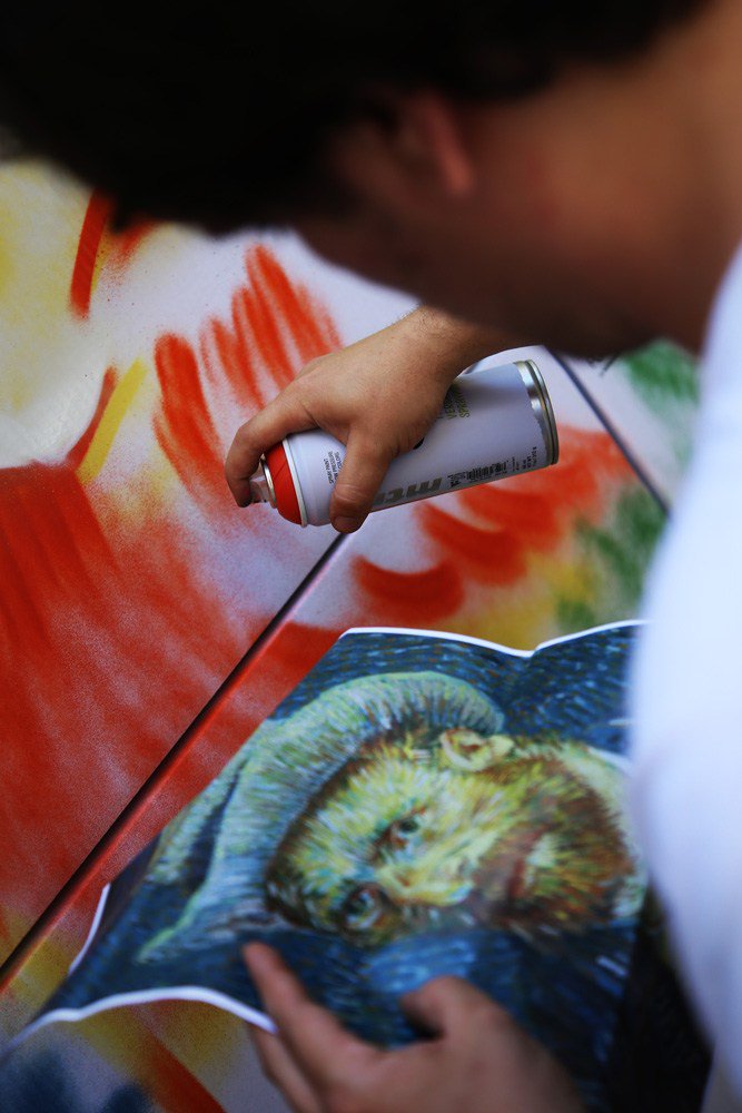 Murs efímers Expobages 2016 mursplastics.wordpress.com/2016/12/02/mur…