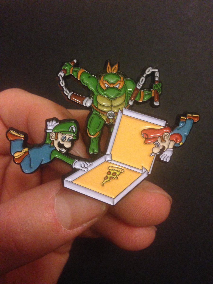 MH_Inkredible's tweet photo. NEW The Last Slice Saloon #pinbadge available here https://t.co/bKU0pgv69u #pins #pin #pingame #hatpins #pizza #ninjaturtles #marioandluigi https://t.co/IFoJszsIxY