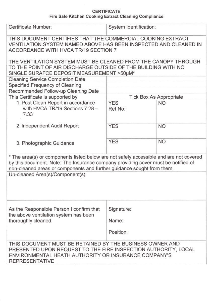 dcsblackpool's tweet image. Make sure that you are compliant with your insurance policy. Book your free kitchen extract survey and receive 10% discount @dcsblackpool