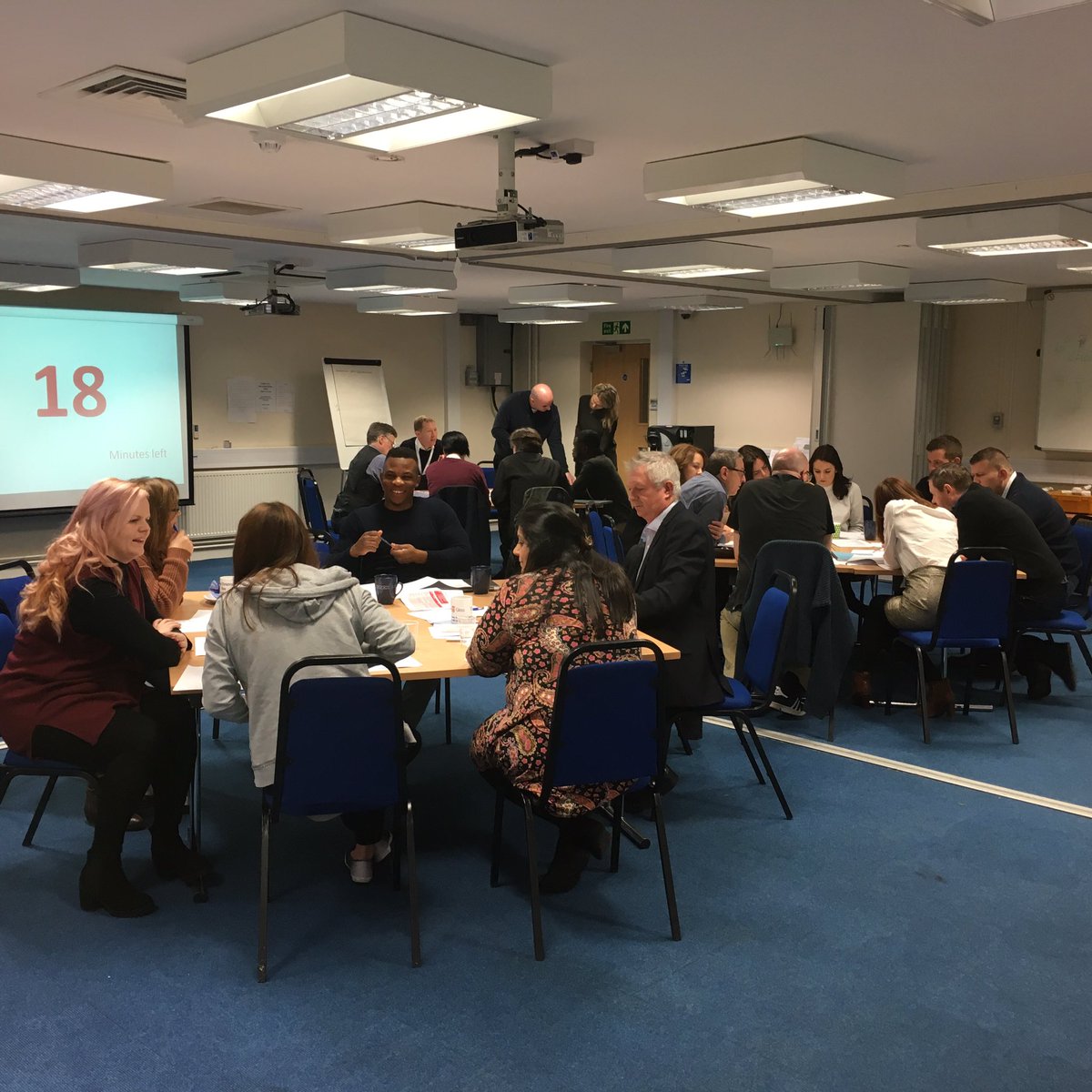 MarkChadwick21's tweet photo. The @Fusion21SocEnt Christmas Workshop with the team is in full flow. Business planning this morning followed by Christmas Lunch later! https://t.co/3L4dnc9eRX