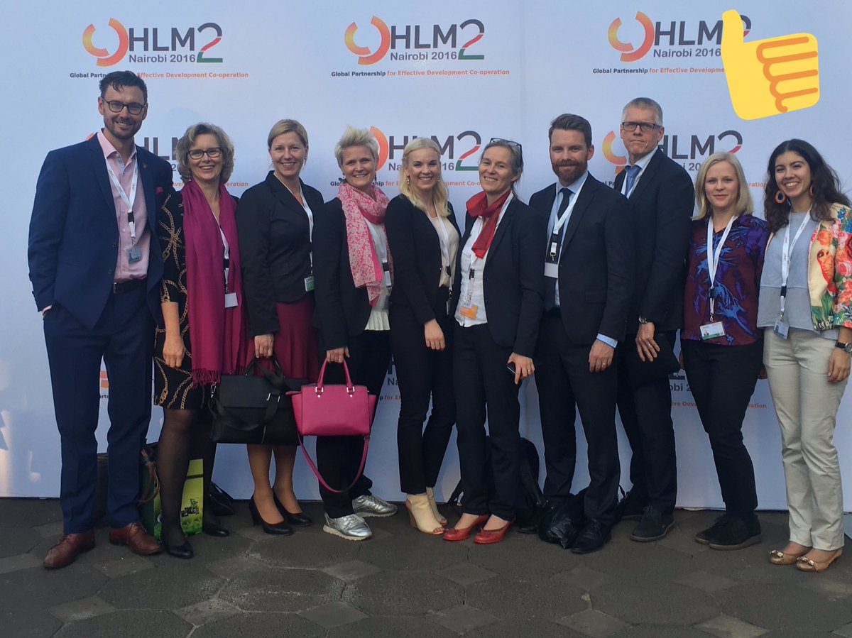 Igår antogs Nairobi Outcome Document.Stort tack svenska delegationen o CSO-kollegor för gott samarbete #HLM2 #HLM2se bit.ly/2fS5Qzr