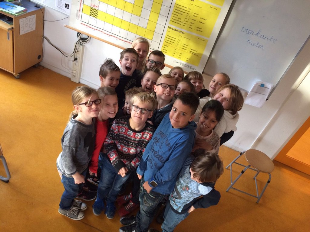 Hoeveel kinderen passen in een vierkante meter??? Rekenen groep 5