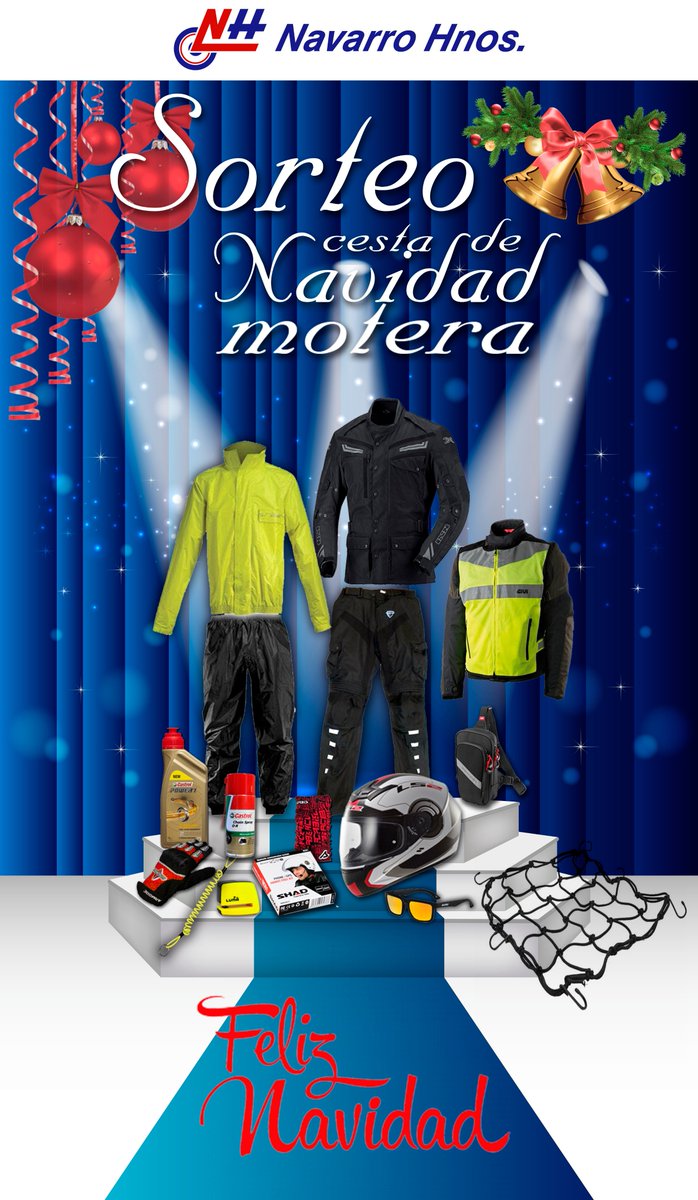 navarrohermanos's tweet photo. ¡#SORTEO #CESTADENAVIDAD #NAVIDAD #SORTEOMOTERO en nuestro fb!

https://t.co/SkhAkxGxzD https://t.co/1quwrtL0xc