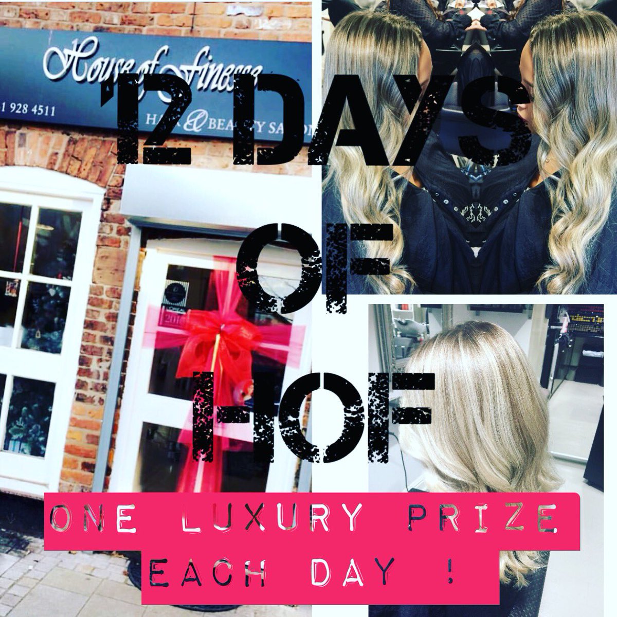 OUR BIGGEST COMPETITION YET ! 🎁 like &amp; retweet to win a selection of luxury prizes leading upto the 12 days of Christmas !