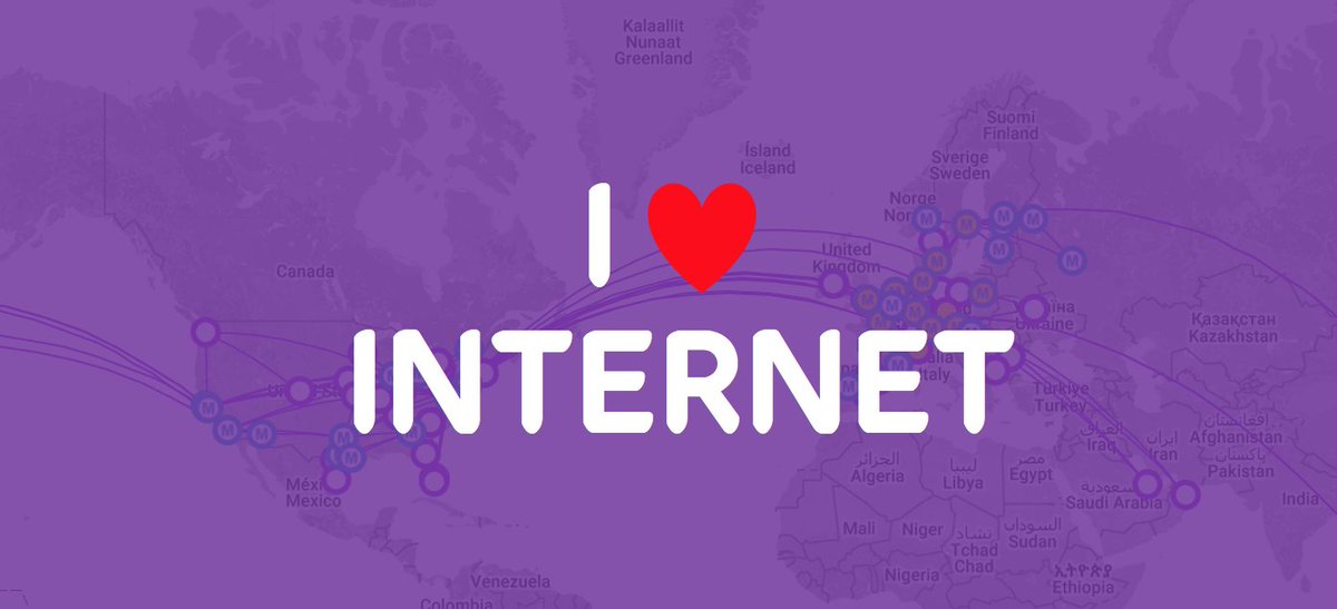 ArelionCompany's tweet photo. We love the internet! Retweet if you're with us! #Internet #TeliaCarrier #Tech #TeliaCompany #IoT https://t.co/nWHMNjeqnz