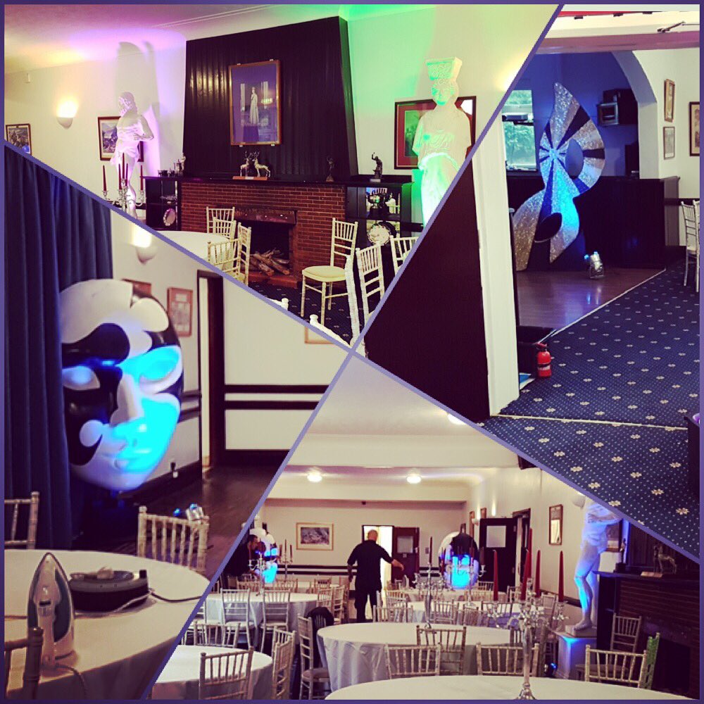 PartyPropHire's tweet photo. First event of the day all set! #eventprofs #prophire #masqueradeball #christmasparty https://t.co/PZveORUj2U