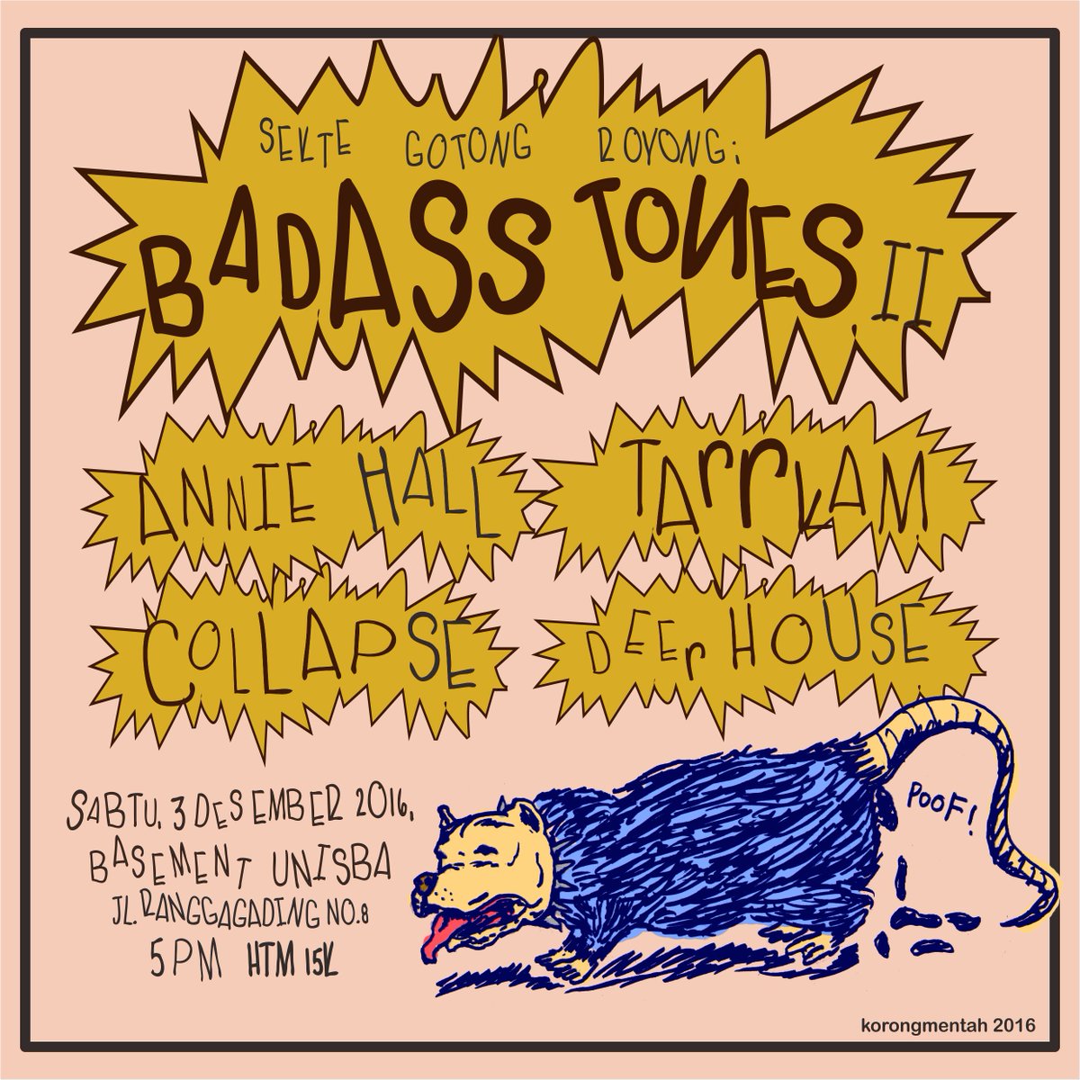 memanggil seluruh teman2 bandung untuk merapat jika sempat ditunggu di tempat #wowitsrhyme