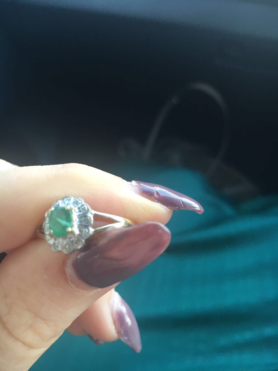 ashleighmac90's tweet photo. @ejonesjewellers think this is a natural flaw in the stone after having my engagement ring for a month! #worstcustomerservice #devastated https://t.co/2nZqjosk6I