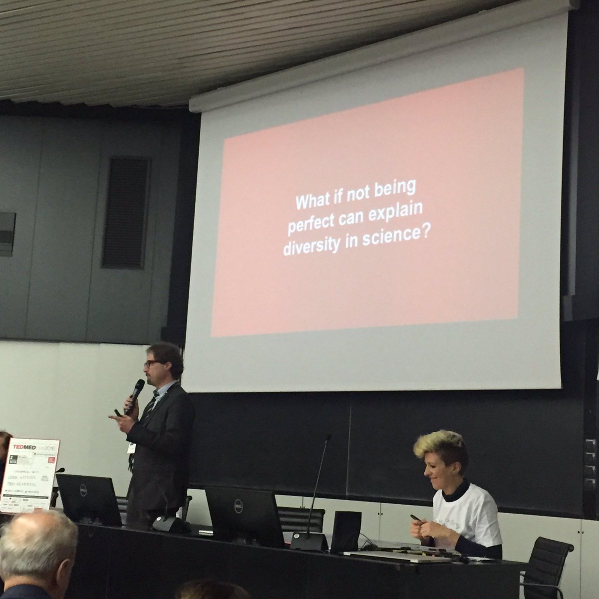 Darwin diceva non mi interessa la perfezione, perché dove c'è perfezione non c'è storia. #call4brain #fightthestroke #TEDMED2016