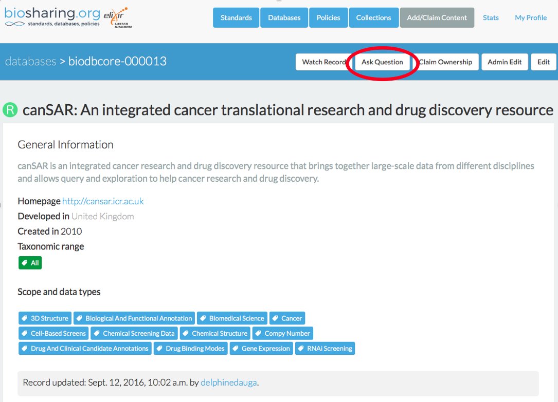 FAIRsharing_org's tweet photo. See a record on https://t.co/jjanWf8x2Q that needs updating? Just let us and the creator of the record know #crowdcuration #lifesciences https://t.co/3NTrLavi1F
