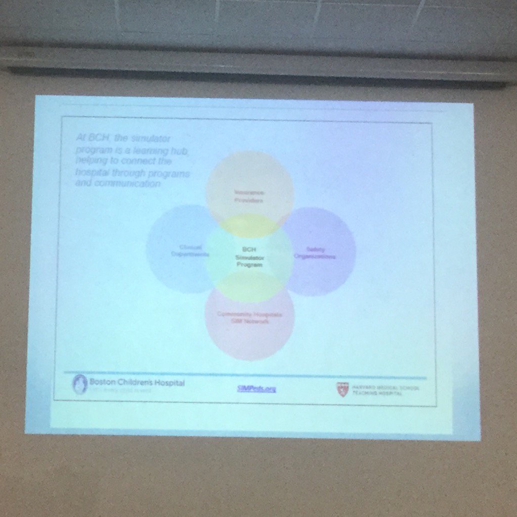 Jacquelin_Joyce's tweet photo. @BostonChildrens the #SIMPeds Prog is the backbone of education @HEE_TEL @HEE_KSS https://t.co/GQmjqqk6xn