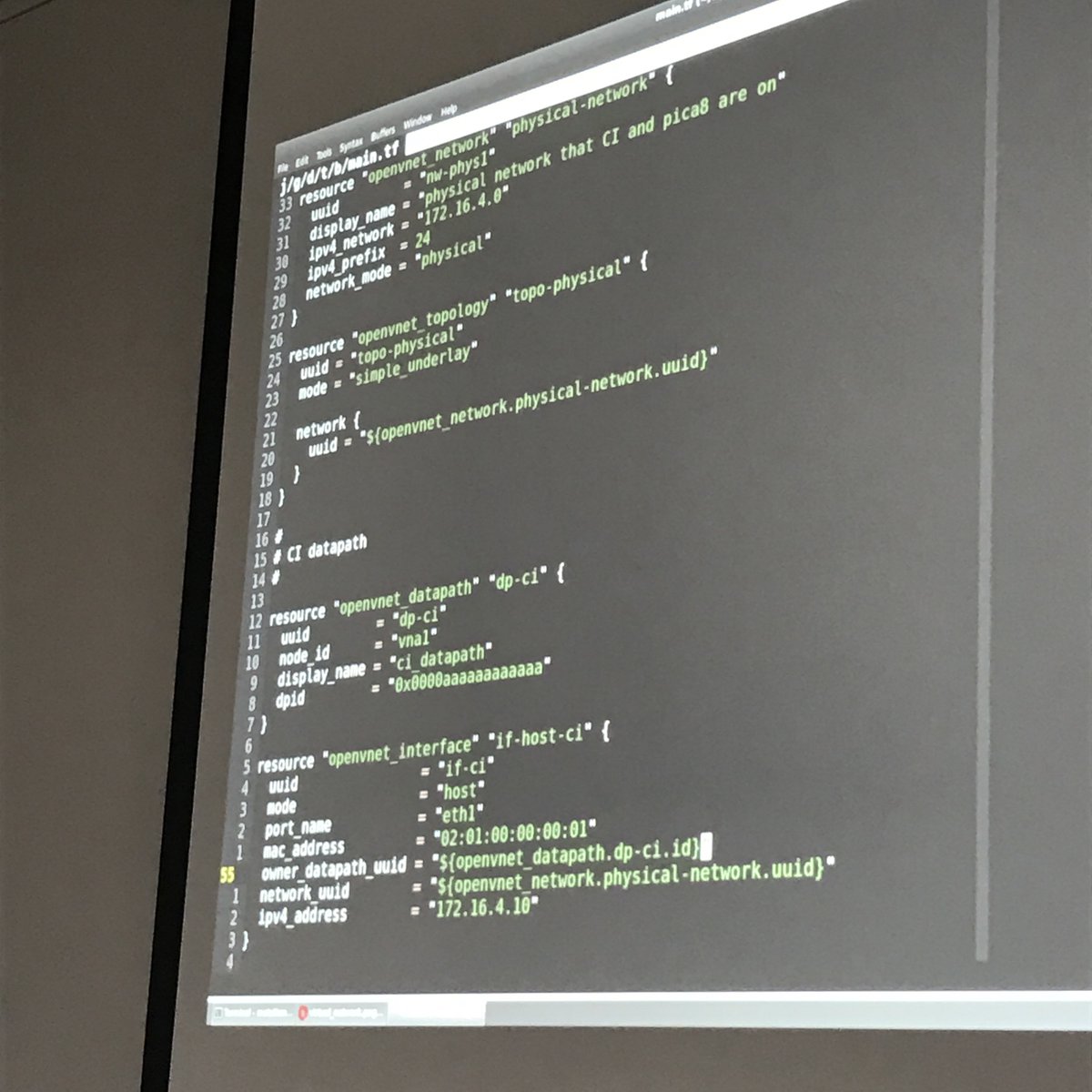 axsh_en's tweet photo. Defining #OpenVNet virtual networks using #Terraform by @HashiCorp #SDN #WakameUG https://t.co/U8ovogb5lv