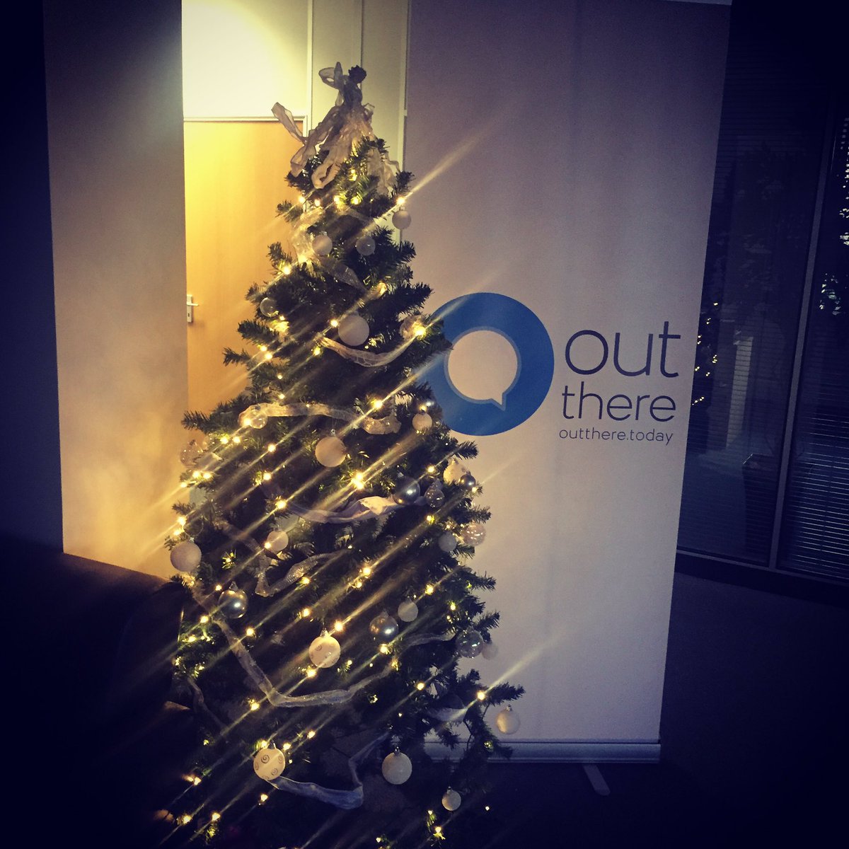 Our tree is up! 23 more sleeps until the big guy arrives 🎅🏼