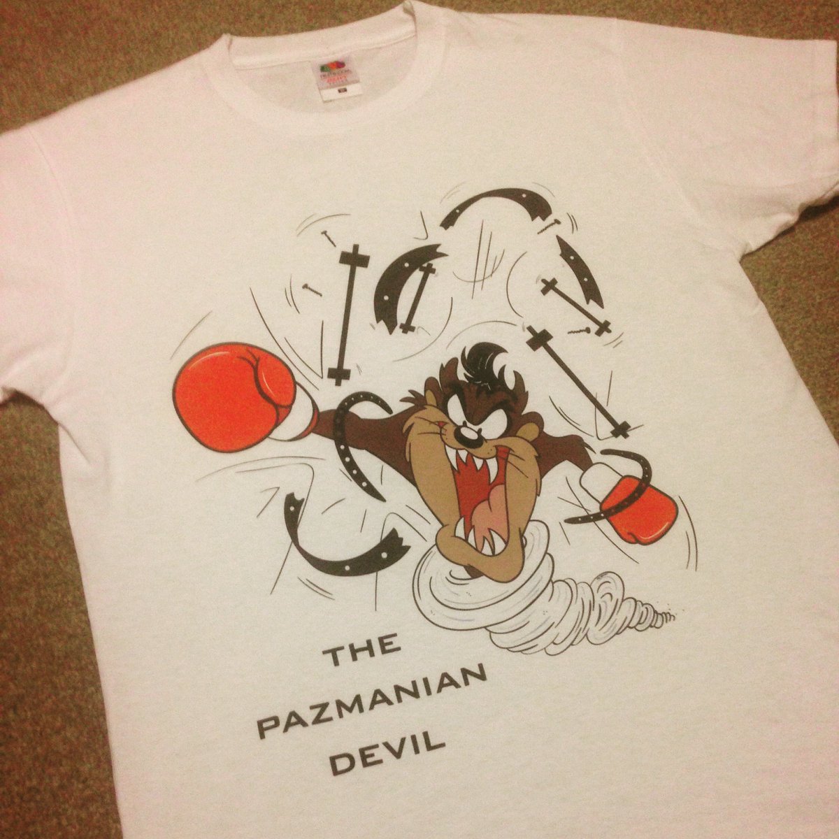 MH_Inkredible's tweet photo. #BleedForThis is #amazing! OUT today in the UK! Get your #pazmaniandevil #tshirt here https://t.co/GMCW9wVcGT Only #vinnypaz tee anywhere! https://t.co/zTabLKfLtw