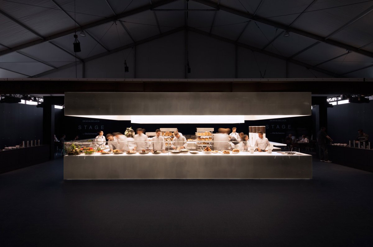 Dean &amp; DeLuca launches fast-food concept based on Ole Scheeren kitchen design: dezeen.com/?p=1014391