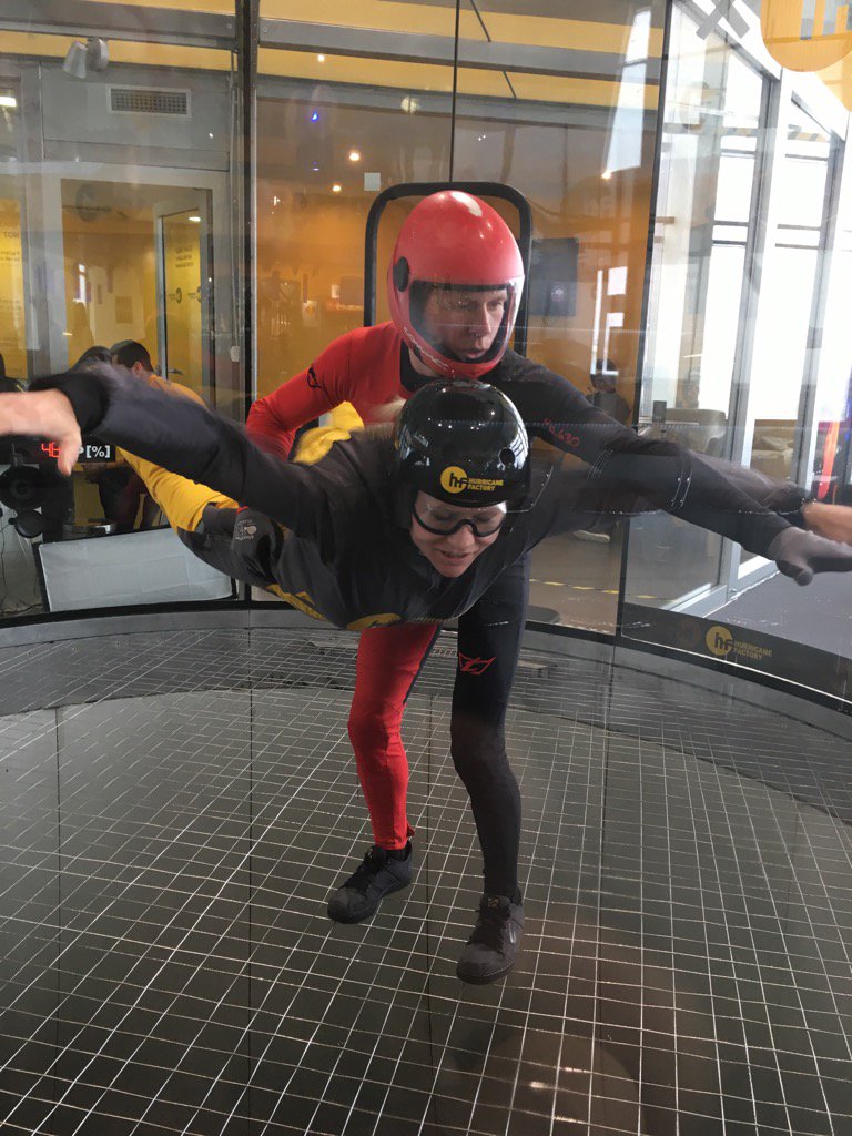 Johannadialogue's tweet photo. High flyer Klara! Proud on the girl!! #hurricanefactory @SlovakMICE https://t.co/weBWVCRkIi