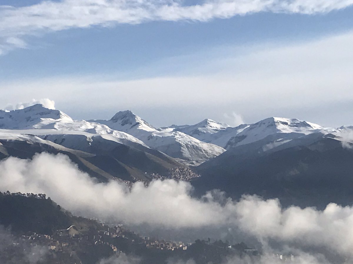Dios salva a La Paz con esta maravillosa nevada de criminal ineptitud del gobierno que dejo sin agua a Paceños