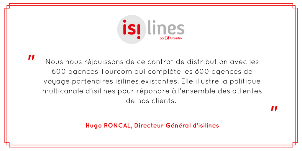 transdevFR's tweet photo. #isilines étend son réseau de vente en signant avec l'enseigne #Tourcom qui possède 600 agences de voyage ! https://t.co/x6Wg9tCAGI #CP https://t.co/4jdWIk7jku