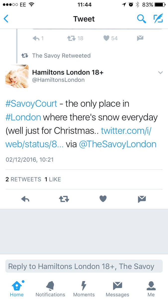 BeaconDesign's tweet image. When the @TheSavoyLondon retweets an escort agency just because they mentioned them by name. #retweeterror #classgone