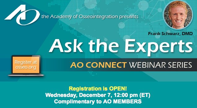 AcademyOsseo's tweet photo. Treatment of early signs of peri-imlant mucositis may be a key strategy to help prevent peri-implantitis. #AOCONNECT #dental #webinar #CE https://t.co/ewNKYqhTGH