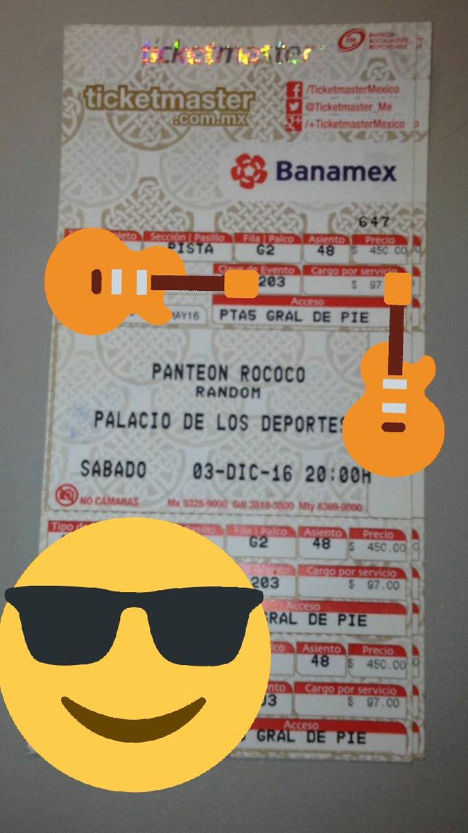 almeari07's tweet photo. @RococoTweets @missaelrococo @trombonrococo @ShenkaOfficial  allá nos vemos pandilla! #panteonrococo #yatengoboleto https://t.co/7BOOTxpPRV