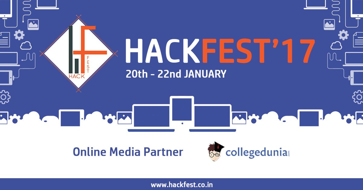 HackfestISM's tweet photo. We are glad to announce @college_dunia as our Online Media Partner.
#Hackfest
#BuildTheFuture
#HackfestISM https://t.co/x7CXtuVz6o