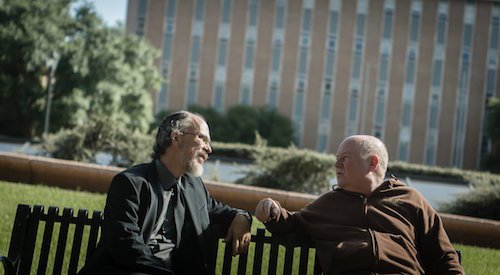lightscameraatx's tweet photo. @KOOPradio chats with The Bench dirs. Rob & Russ Summers: https://t.co/apRu4lWOxy. @OtherWorldsATX #OWA2016 @SomeVagueIdea @EvilArchEnemy https://t.co/Ngf6YcZi8t
