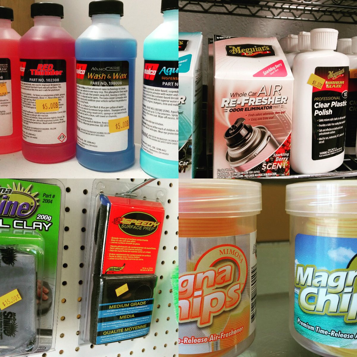 detailsupply1's tweet photo. Great deals on stocking stuffers for those car fanatics in your family! https://t.co/wyEOreotFQ #malco #meguiars #magnashine #smarnold #3M https://t.co/JeFyU0dAfZ