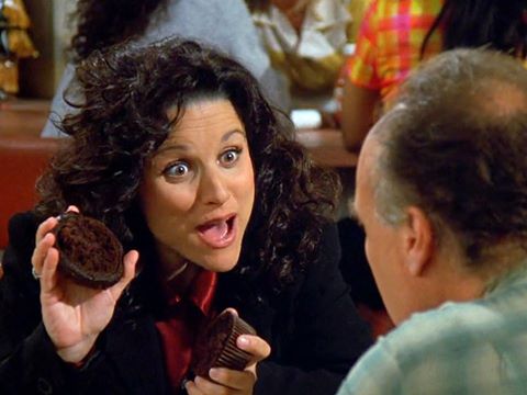 "You gotta make the whole muffin. Then you pop the top, toss the stump!" “The Muffin Tops” is on #Seinfeld tonight! https://t.co/EOmjO3RDGy